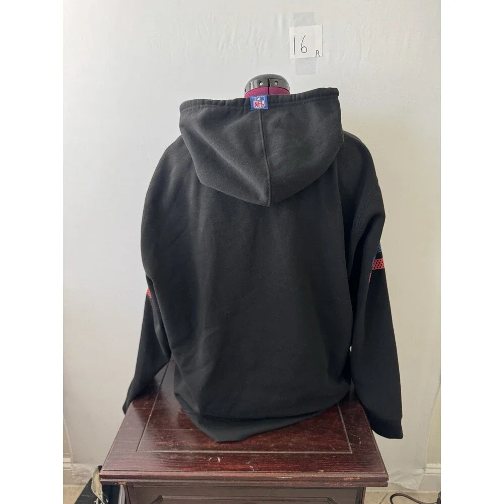 NFL Shield Logo Hoodie – Size 2X – Black – Pullover